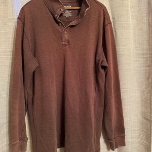 Duluth Brown thermal Henley